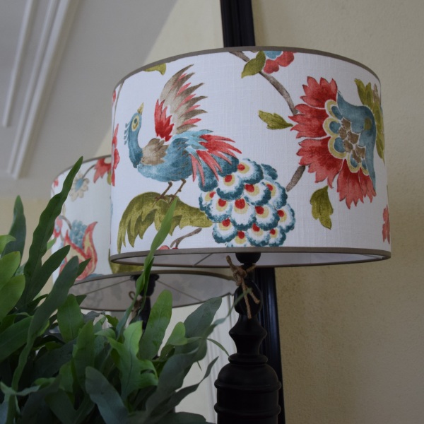 tiran Mondwater Uitgaan Atelier Kleur | Lampenkappen - Lampenkap met vogel en bloemen